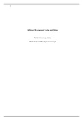 IT213Unit10.docx    Software Development Testing and Ethics  Purdue University Global   IT213: Software Development Concepts    Software development testing is incredibly important.  If there is no testing, the software may not work the way it is intended