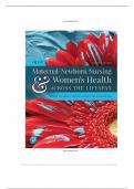 Test Bank For Olds' Maternal-Newborn Nursing & Women's Health Across the Lifespan 11th Edition by Michele C. Davidson; Marcia London; Patricia Ladewig 9780135206881 all 36 chapters | Complete Guide A+