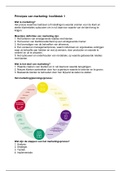 Hoofdstuk 1 Principes van marketing samenvatting - Hogeschool Saxion Tourism Management (module 3) - jaar 1