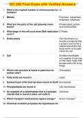 SCI 200 Final Exam with Verified Answers