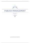 Volledige samenvatting - Publiek management