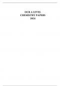 OCR AS Level Chemistry A June 2024 PAPER bundle