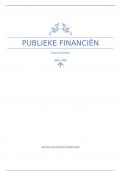 De samenvatting voor publieke financiën - 15/20 materiaal!