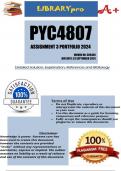 PYC4807 Assignment 3 PORTFOLIO 2024 (588445) - DUE 23 September 2024