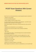 PCCET Exam Questions With Correct Answers