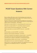 PCCET Exam Questions With Correct Answers