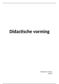 Samenvatting Didactische Vorming 3