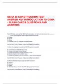 OSHA 30 CONSTRUCTION TEST ANSWER KEY ELECTROCAUTION CLICKSAFETY REDVECTOR - FLASH CARDS