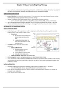 Respiratory Pharmacology -> Mucus-Controlling Drug Therapy