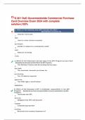 CLG 001 DoD Govenmentwide Commercial Purchase Card Overview Exam 2024 with complete solution;100%