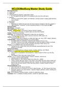 BIO 103 - NCLEX/MedSurg Master Study Guide.