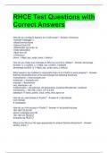 RHCE Test Questions with Correct Answers