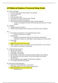 NURSING 2262 - ATI Maternal Newborn Proctored Study Guide.