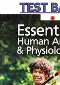 Test Bank for Essentials of Human Anatomy and Physiology 13th Edition by Elaine Marieb & Suzanne Keller - Complete Elaborated & Latest Test Bank. ALL Chapters(1-16)Included & Updated - 5* Rated