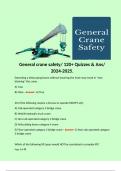 General crane safety/ 120+ Quizzes & Ans/ 2024-2025. True B) False - Answer: A) True