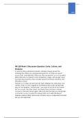 NR 228 Week 2 Discussion Question: Carbs, Culture, and Diabetes (Latest, 2022/2023) In order to fully understand Hannah’s situation, please answer the following first: When are carbohydrates good for us? What are “good” versus “bad” carbohydrates? When ar