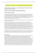 NR 565 week 1 completed study guide   Many questions are written to assess your clinical application of the material from the textbook, in real-world scenarios.