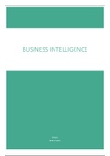 Samenvatting Business Intelligence 2019-2020