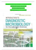 TEST BANK - Delost, Introduction to Diagnostic Microbiology for the Laboratory Sciences. 2nd Edition, All 24 Chapters Covered, Verified Latest Edition