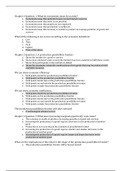 ECONOMICS 501 Final Questions Study Guide.