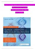 TEST BANK For Tietz Fundamentals of Clinical Chemistry and Molecular Diagnostics, 8th Edition by Nader Rifai, Verified Chapters 1 - 49, Complete Newest Version