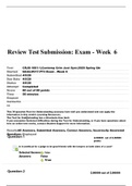 CRJS 1001-1 Week 6 Final Exam (30/30 Correct)