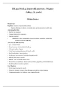 NR 351 Week 4 / NR351 Exam 4  Exam with answers - Wagner College (A grade) ( Download 100% Correct and Reliable Questions and Answer)