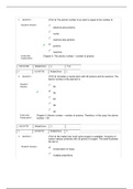 CHEM 120 Unit 1 to Unit 7 Quiz / CHEM120 Week 1 to Week 7 Quiz (Latest2020): Chamberlain College of Nursing (Complete Answers- 100% Score)