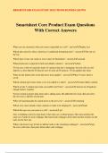 Smartsheet Core Product Exam Questions With Correct Answers