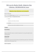 NSG 323-811 Shadow Health_Subjective Data Collection_NEUROLOGICAL {2020} | NSG323-811 Shadow Health_Subjective Data Collection: 20 of 21 (95.2%)