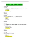 PSYC 300 Week 5 Quiz with ALL the Answers 10/10 correct