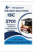 ISC3701 Assignment 4 PORTFOLIO (COMPLETE ANSWERS) 2024 (543545)- DUE 12 September 2024