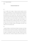 C235 Task 2.docx   C235  Training and Development Task 2  A1.  There are multiple assets for managers to designate achievement expectations with their employees.  The first justification is to devise an improved perception of the intentions that need to b