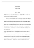 WK7Assgn .docx     Grieving Model   Walden University   Grieving Model   Explain how you, as a social worker, might apply the grieving model you selected to your work with families in a hospice environment.  Grief is the word commonly used to refer to an 