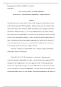 Week3Assgn.docx (2)   NURS-6053  Stress on Nursing During the COVID-19 Pandemic  NURS-6053N-27: Interprofessional Organizational & Systems Leadership  Abstract  This paper discusses the negative effects seen worldwide among nurses and healthcare workers o