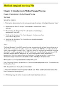 NURSING NUR/590B_University of Phoenix Medical surgical nursing 7th Edition All Chapters Correct Questions And Answers.