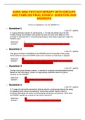 NURS 6501 FINAL EXAM ADVANCED PATHOPHYSIOLOGY WEEK 3 CHAPTER 13 STRUCTURE AND FUNCTION OF THE NEUROLOGIC SYSTEM Answers are highlighted in red color (GRADED A+)