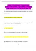 PALS RED CROSS FINAL EXAM QUESTIONS AND ANSWERS | LATEST VERSION | 2024/2025 | GRADED A+