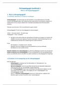 Samenvatting orthopedagogiek & disability studies 