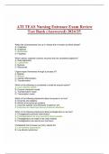 ATI TEAS Nursing Entrance Exam Review 2024/25: Comprehensive Test Bank with Answered Questions