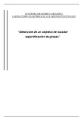 Práctica de la obtención de un jabón de tocador (saponificación de grasas).