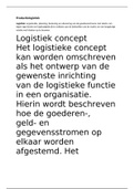 Samenvatting productielogistiek