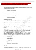 Test Bank Chapter 07: Domestic and Family Violence Assessment - Physical Examination and Health Assessment 8e (by Jarvis),100% CORRECT