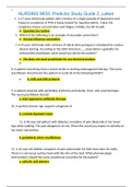 NURSING MISC Predictor Study Guide 2_Latest,100% CORRECT