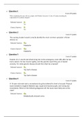 NURS 6501 Week 3 Quiz 2 - Question with Answers