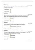 NURS 6501 Week 7 Quiz 2 with Answers