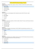 NSG 6430 WEEK 6,7,8.9 KNOWLEDGE CHECK QUIZZES / NSG6430 WEEK 6,7,8,9 KNOWLEDGE CHECK QUIZZES: GRADED A | 100% CORRECT |SOUTH UNIVERSITY