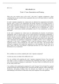 HCS 341 week 4 .docx (1)  HCS/ 341   HR in Health Care                                              Week 4- Team: Remediation and Planning  What were your weakest areas on the week 2 and week 3 signature assignments is there something that was not covered