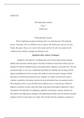 CPMGT302 Week2 Team 3 Performing Risk Anaylsis.docx    CPMGT302   Performing Risk Analysis  Team 3  CPMGT302  Performing Risk Analysis    When completing any project analyzing risks is an important part of the planning process. This paper will cover diffe