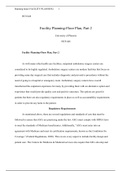 Week4FacilityPlanningFloorPlan Part2.docx  HCS/446  Facility Planning-Floor Plan, Part 2  University of Phoenix  HCS/446  Facility Planning-Floor Plan, Part 2   As with many other health care facilities, outpatient ambulatory surgery centers are considere